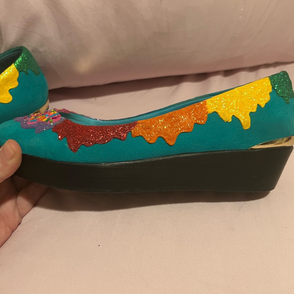Cute Handmade Candy low wedges - Picture 4 of 16